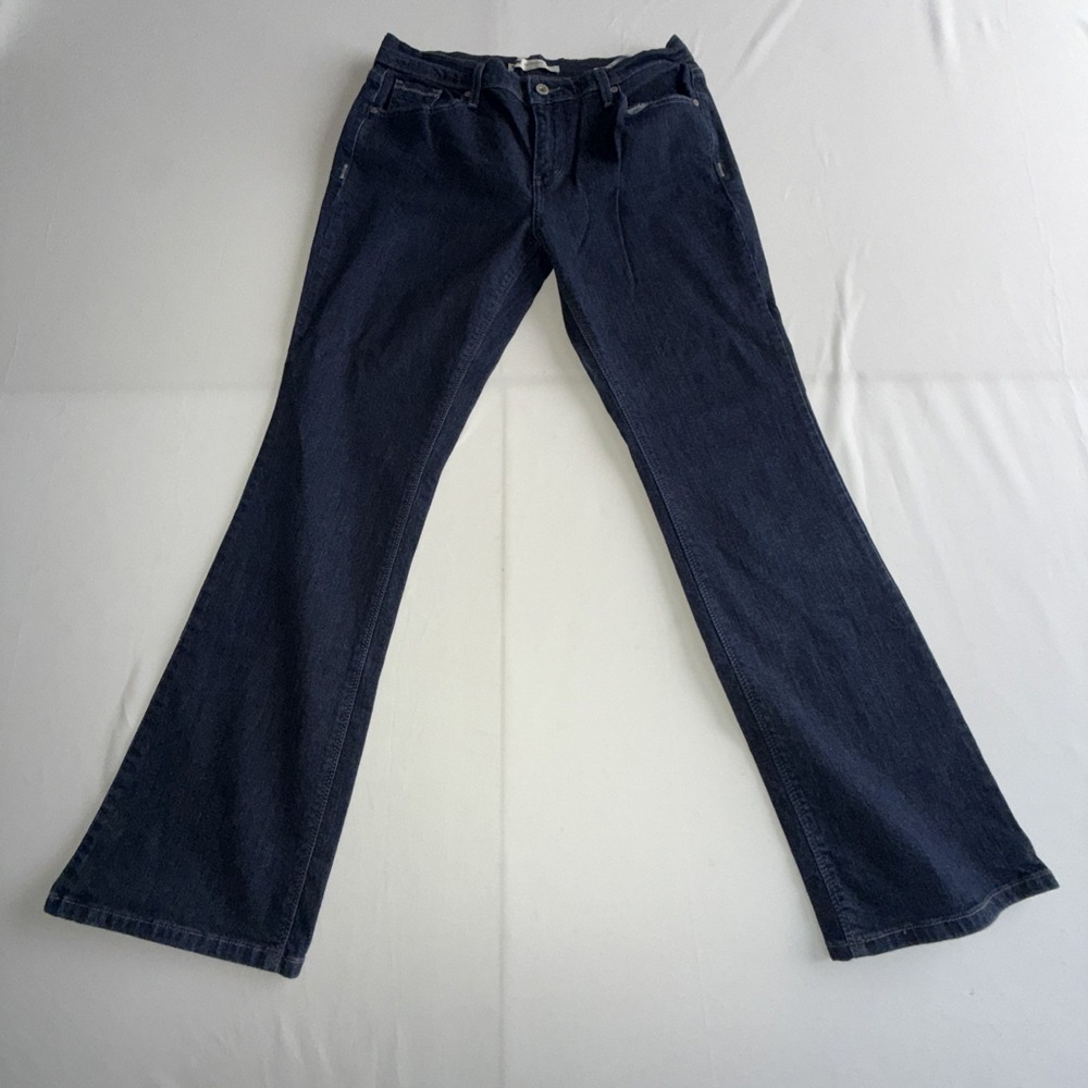 Levis 515 Bootcut Jeans Womens 12M Blue Denim Cotton Blend Mid Rise 5 Pockets - Picture 1 of 10